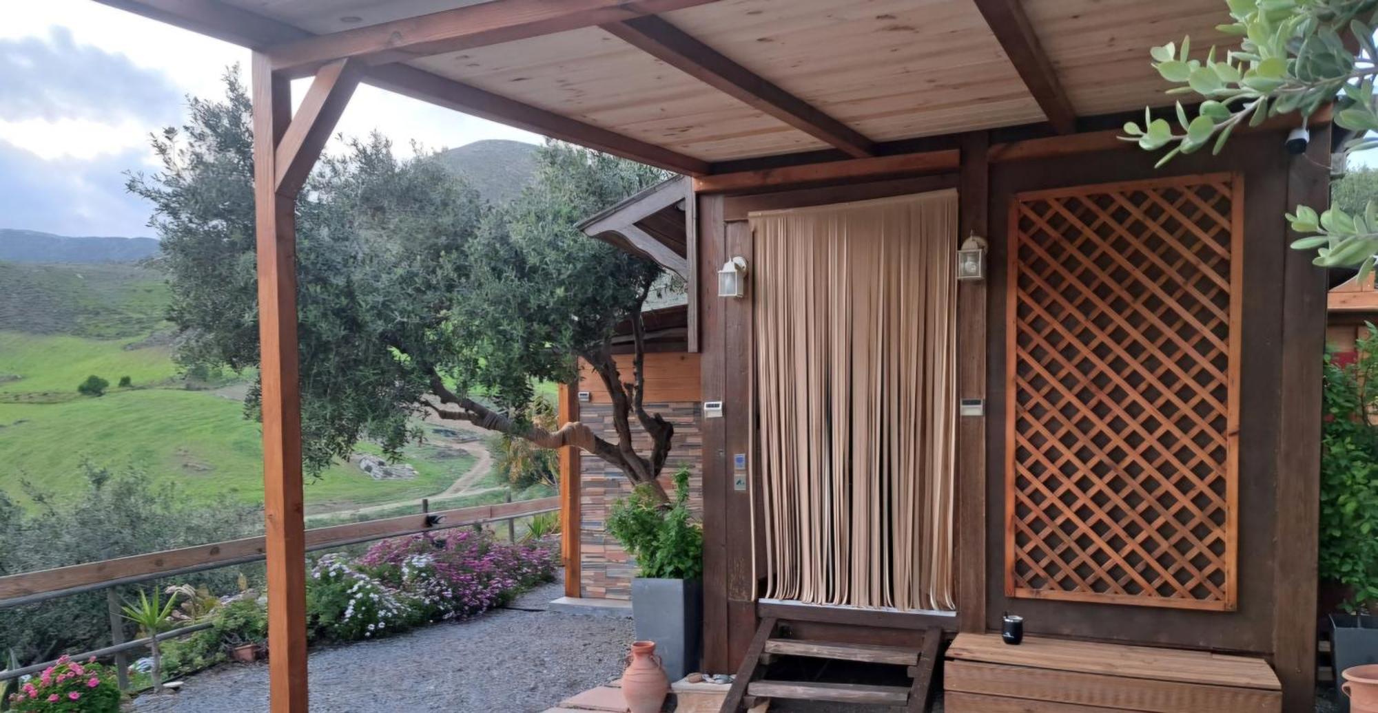 בית הארחה Paránimfoi 	Wooden House At The Mountain-Private מראה חיצוני תמונה