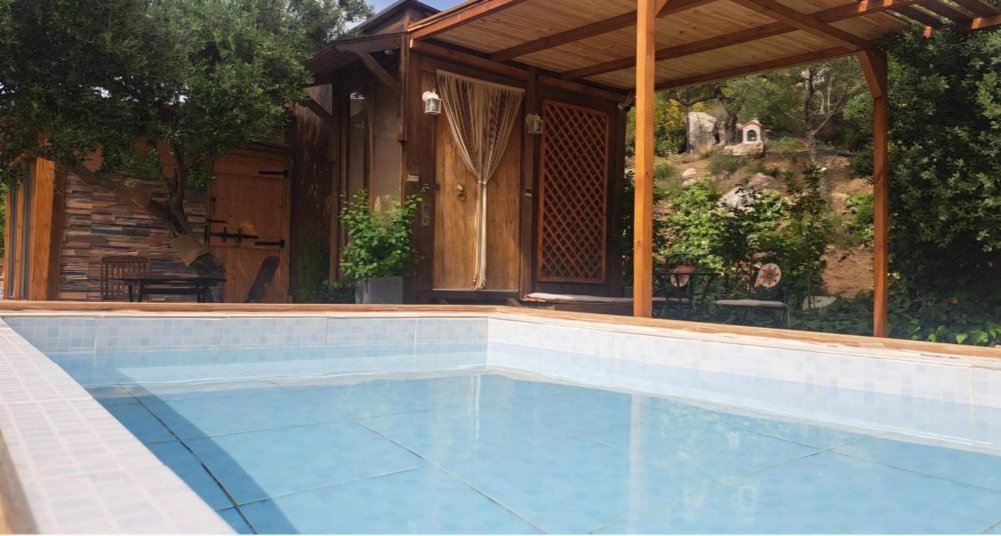 בית הארחה Paránimfoi 	Wooden House At The Mountain-Private מראה חיצוני תמונה